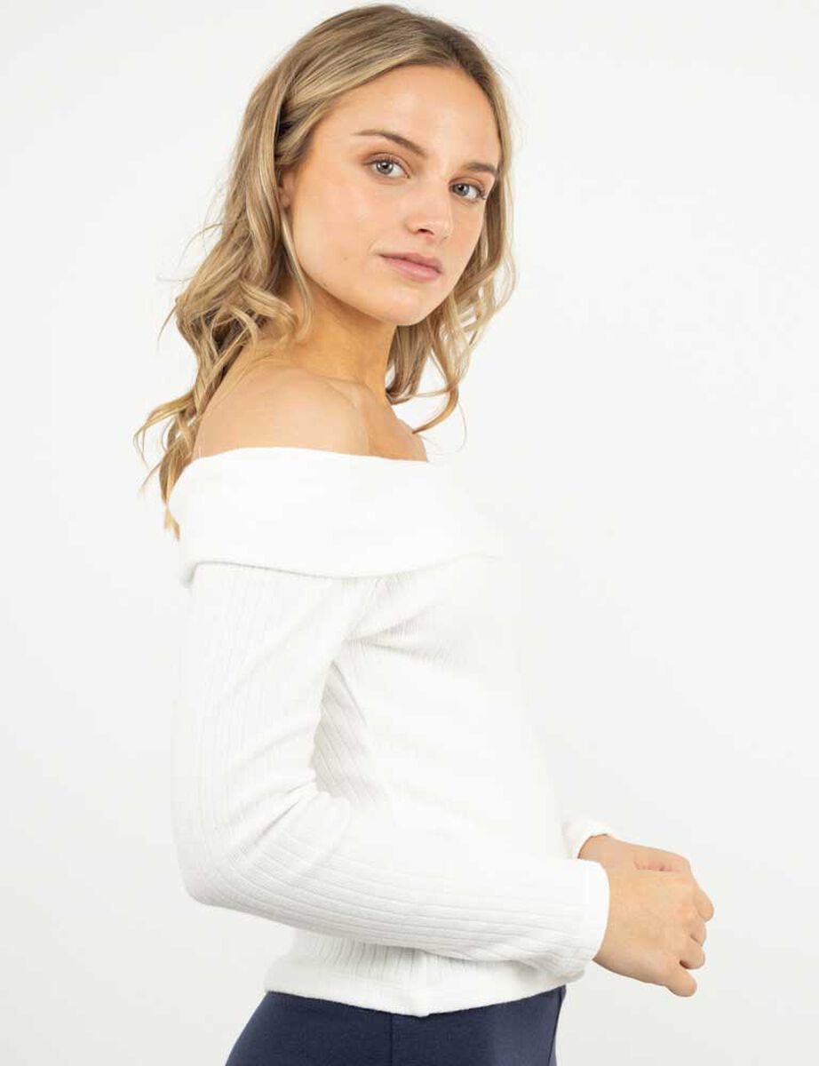 Sweater Bardot Mujer Icono