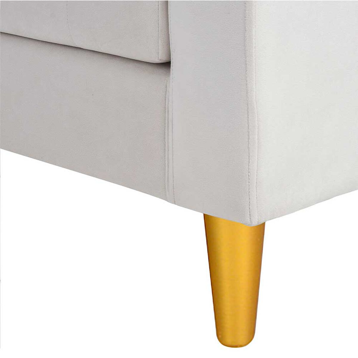 Sof&aacute; Bodevir Retro Felpa 01 3 Cuerpos Crudo&nbsp;