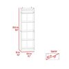 Estante 4 Repisas + Complemento TuHome Home Wengue