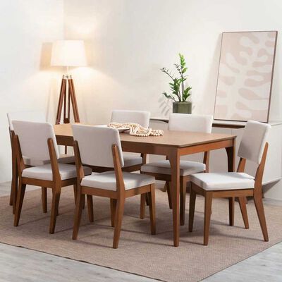 Imagen 2 del producto Juego de Comedor Decocasa Ella  6 Sillas Canela