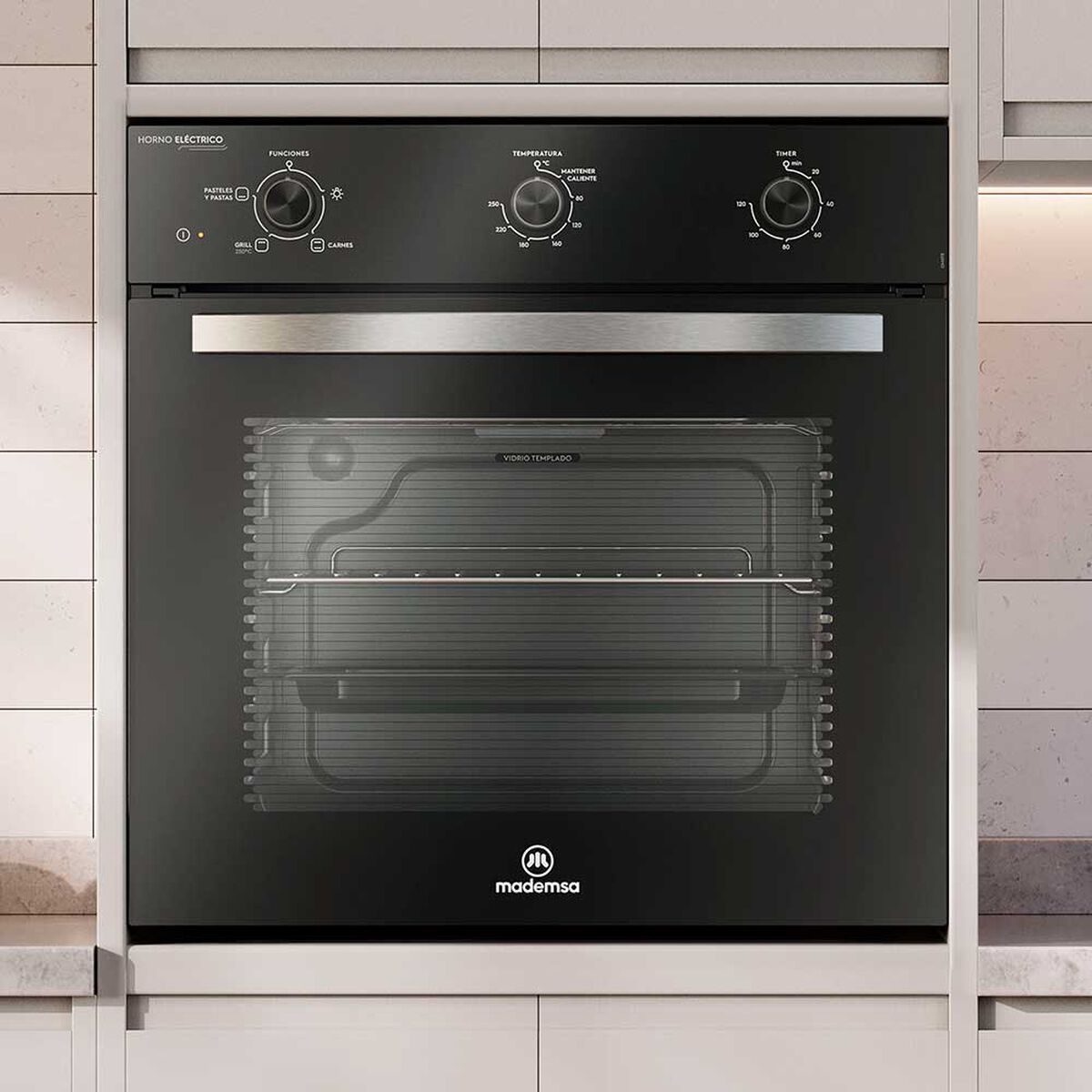 Horno Empotrable Mademsa OM6TB 59 L Negro