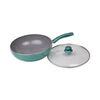 Wok Acero Inoxidable Doral Montecarlo Turquesa 26 cm