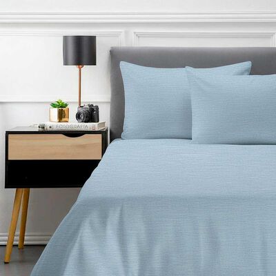 Imagen 1 del producto Juego de Sábanas Soft Touch Zibel 2 Plazas Gris, Verde, Azul, Mora