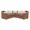 Sofá Seccional Muebles MPR Cattaleya 5 Café