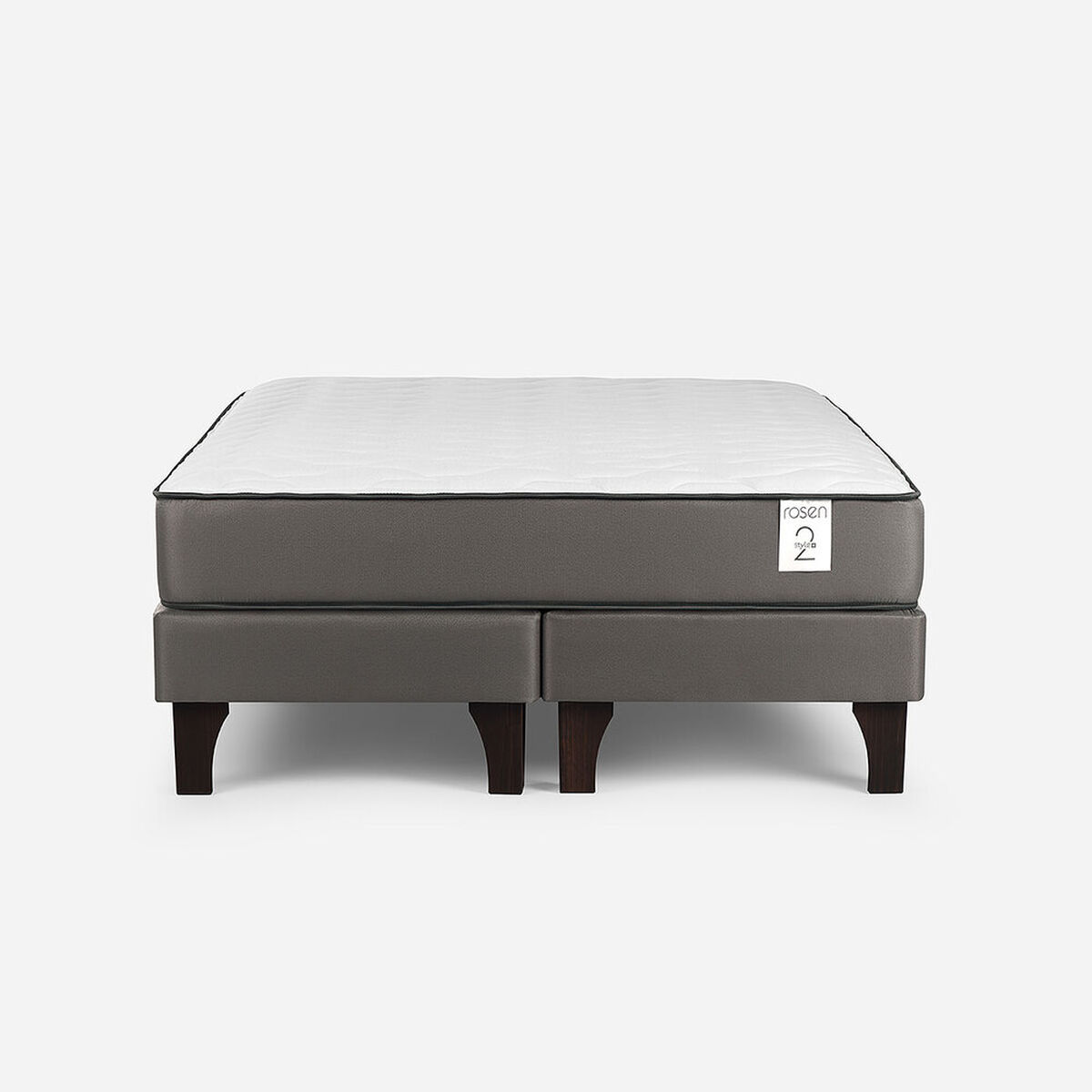 Cama Europea Rosen 2 Plazas New Style 2 Plus Base Dividida