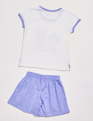 Imagen 2 del producto Pijama de Algodón Niña Kayser Blanco