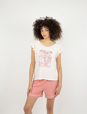 Imagen 1 del producto Conjunto Pijama Mujer Portman Club Crudo