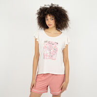 Conjunto Pijama Mujer Portman Club Crudo