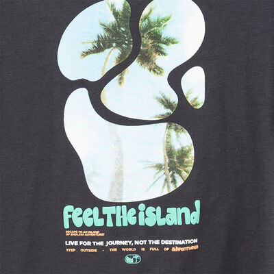 Imagen 2 del producto Polera Manga Corta Niño Chess Grafito, Naranjo