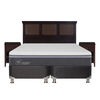 Box Spring CIC Base Dividida King Ortopedic Advance + Respaldo + 2 Veladores New Torino