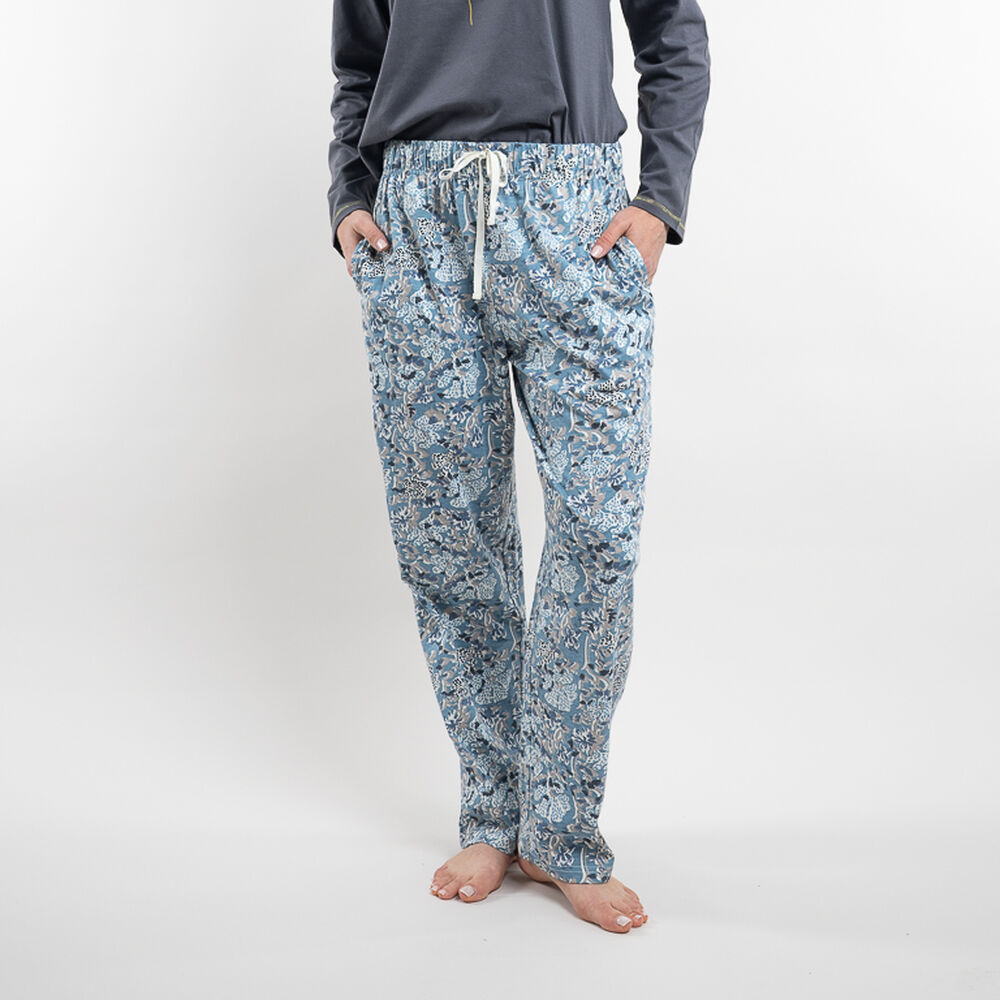 Pantalón de Pijama Recto Jersey Mujer Portman Club