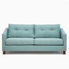 Juego de Living Barra Design Elena Sofá 3 Cuerpos + Dos Sillones 1 Cuerpo Verde