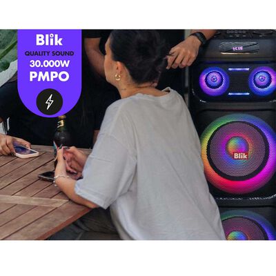 Imagen 2 del producto Parlante Bluetooth Blik Light Up 700 Negro