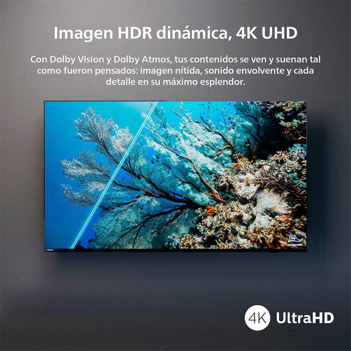 Smart Tv LED 85" Philips Titan OS 85PUD8209