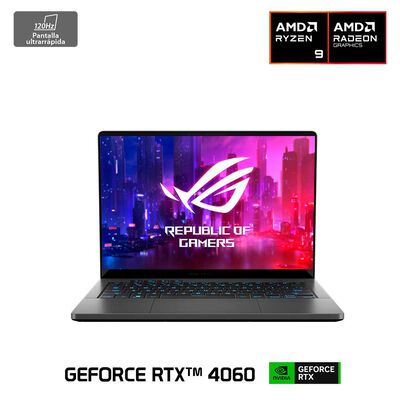 Imagen 1 del producto Notebook Gamer Asus ROG Zephyrus G14 GA403UV-QS048W Ryzen 9 16GB 1T 14""