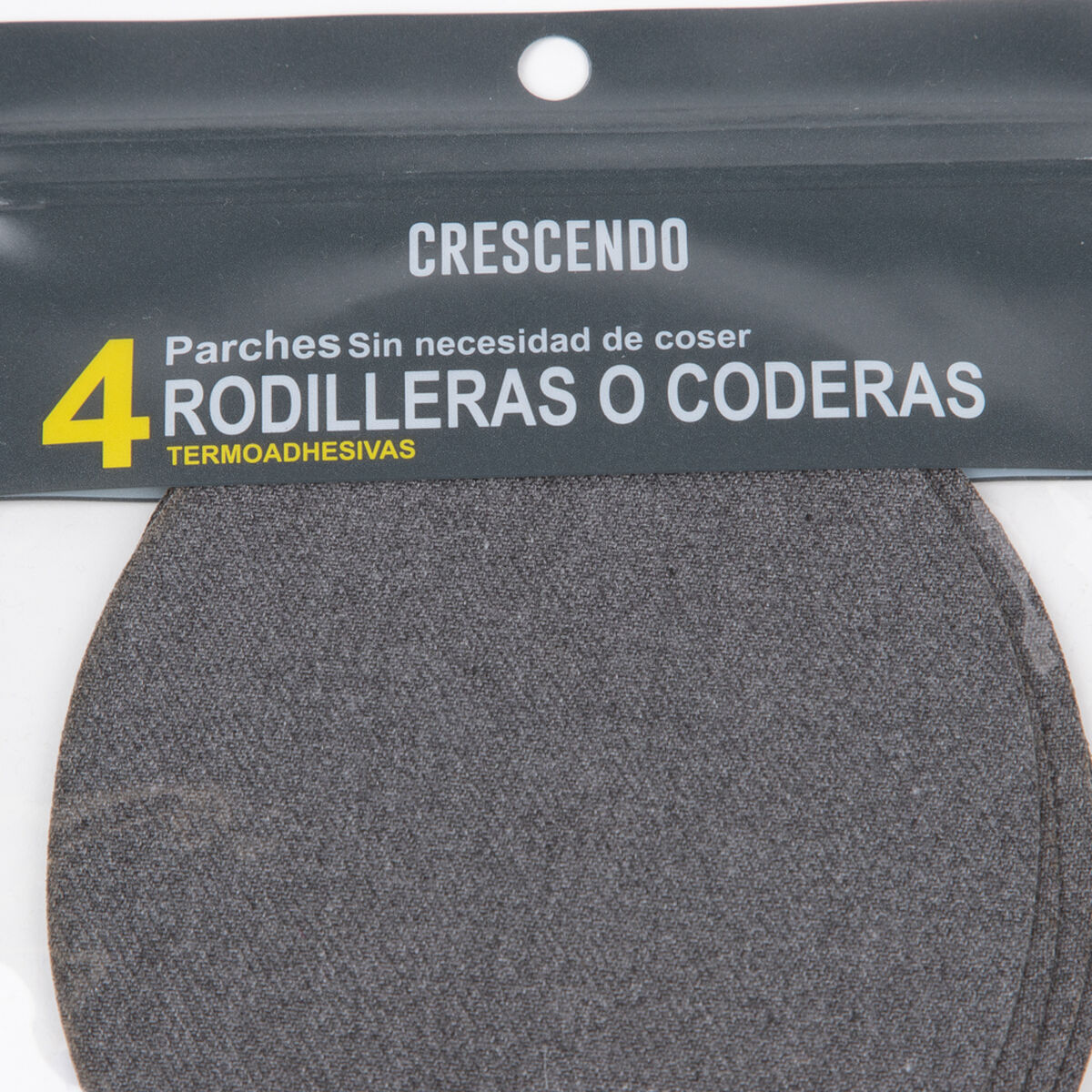 Parche para Ropa Escolar Gris Crescendo