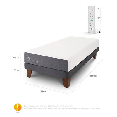 Imagen 1 del producto Cama Europea CIC 1,5 Plazas Smart