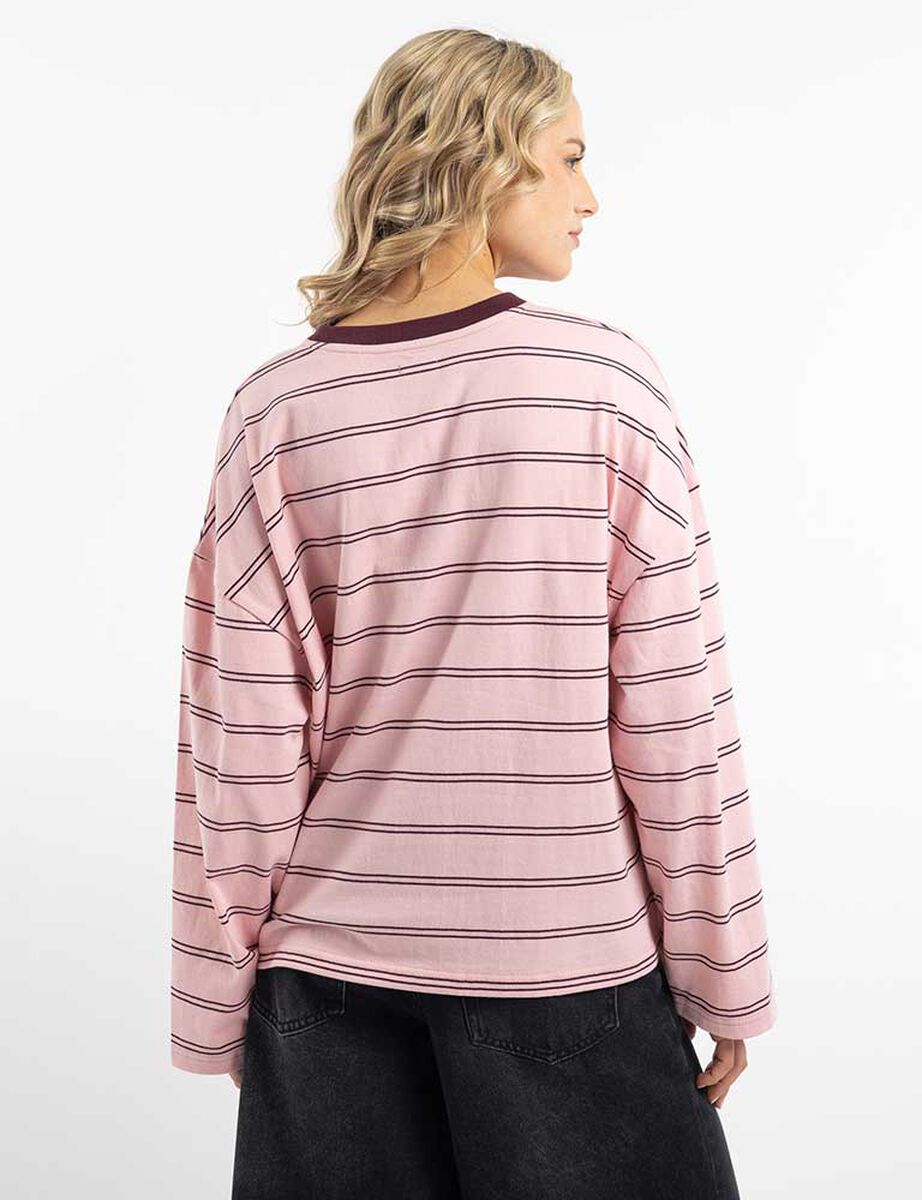 Polera Oversize Manga Larga Mujer Icono