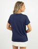Polera Con Estampado Manga Corta Mujer Icono
