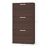 Zapatero Vekkahome Nick 3 Puertas Beige 