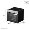 Horno Empotrado Fensa F 1060R A 66 lts.