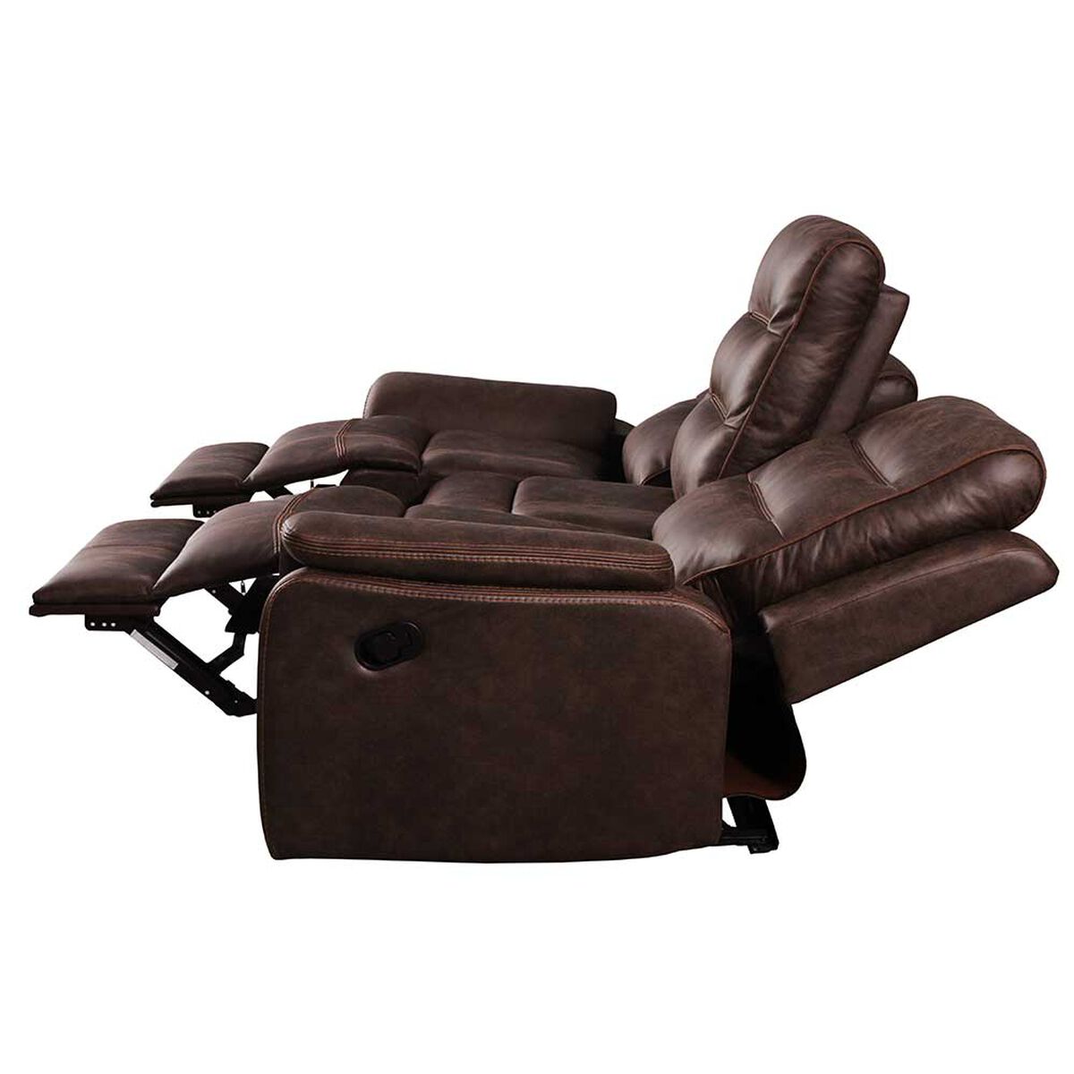 Sofá Reclinable Casanova Berlín 3 Cuerpos Café