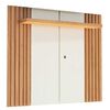 Panel TV Roca Iguapé Hasta 60" Blanco Roble