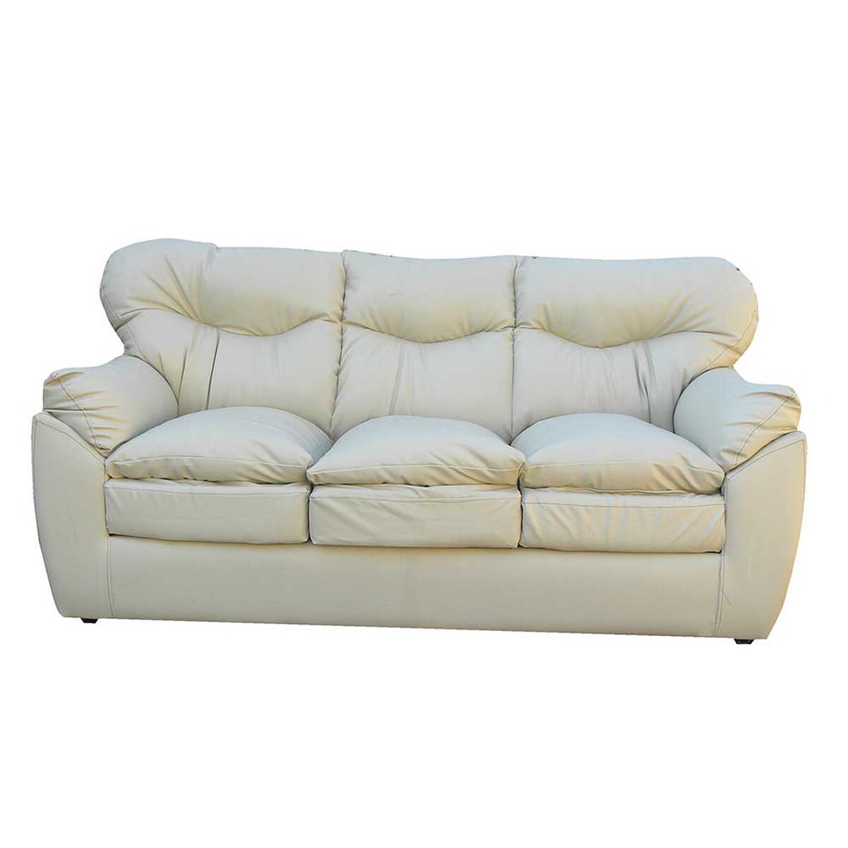 Juego de Living Almore Belén Sofá 3 Cuerpos + Dos Sillones 1 Cuerpo Beige