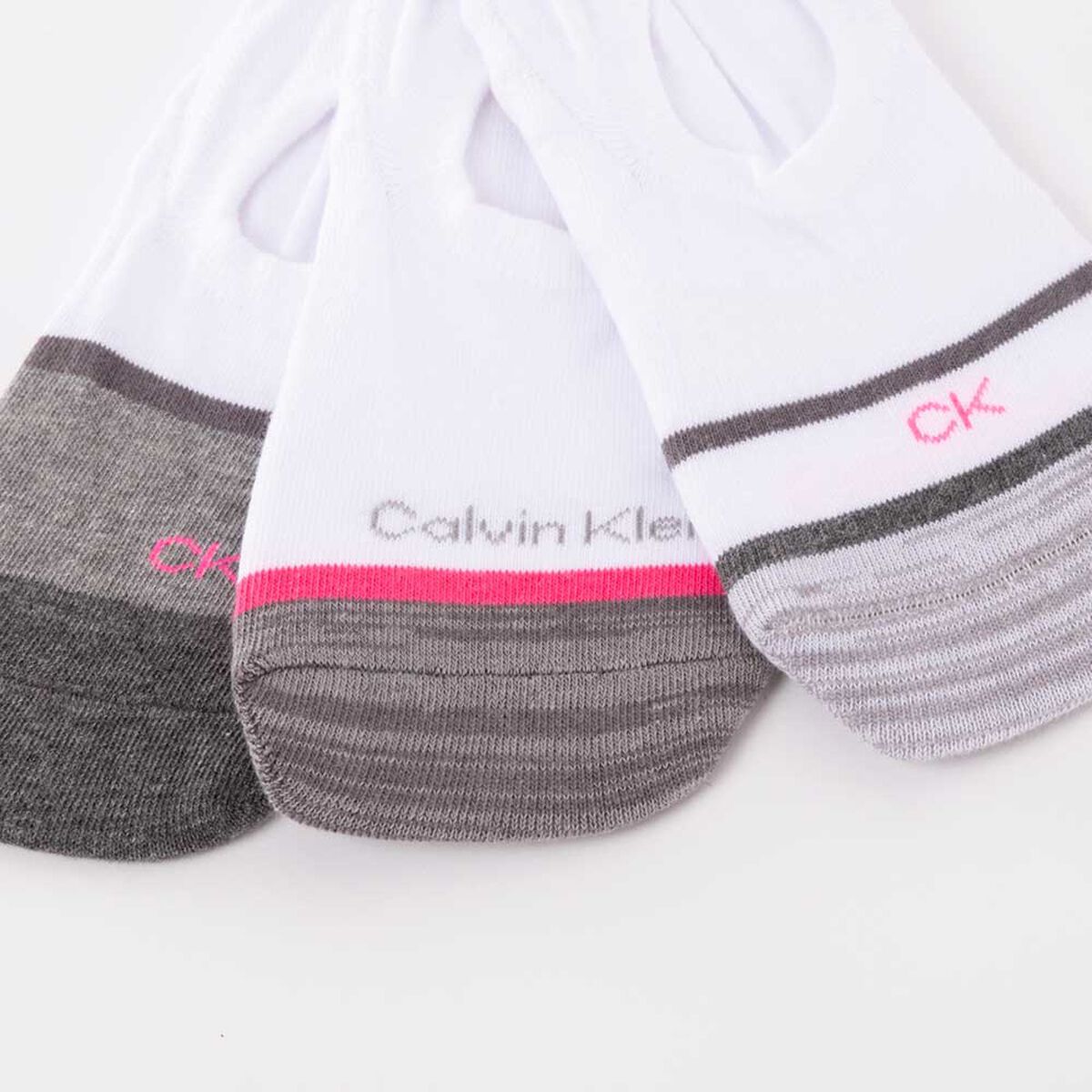 Pack 3 Calcetas de Algodón Blanco Mujer Calvin Klein