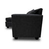 Seccional Muebles MPR Luna 4 Cuerpos Negro