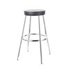 Silla Bar TuHome Londrina Aluminio Negra