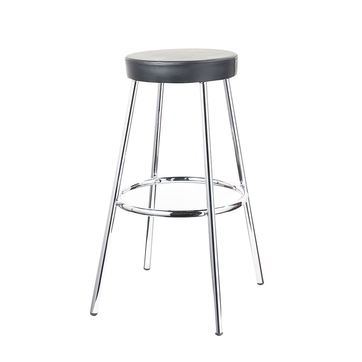 Silla Bar TuHome Londrina Aluminio Negra