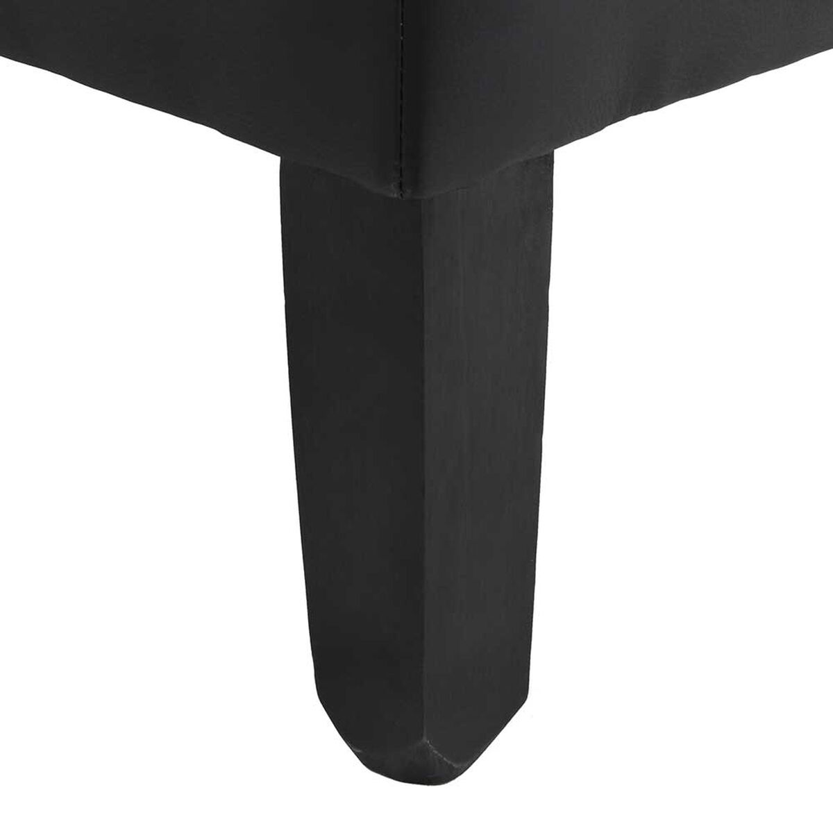 Banqueta Bodevir Wood Capitone 2 Cuerpos Negro