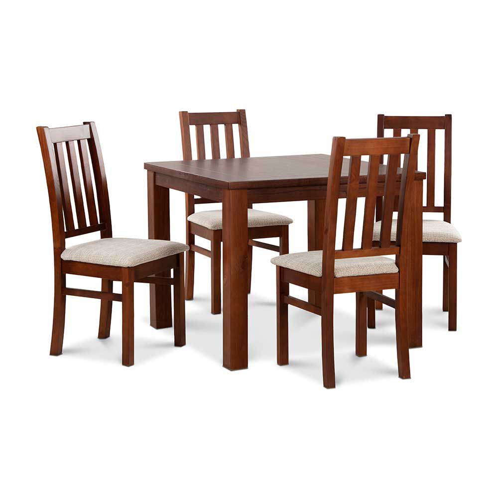 Juego de Comedor CIC Ñuble Caramelo 4 Sillas