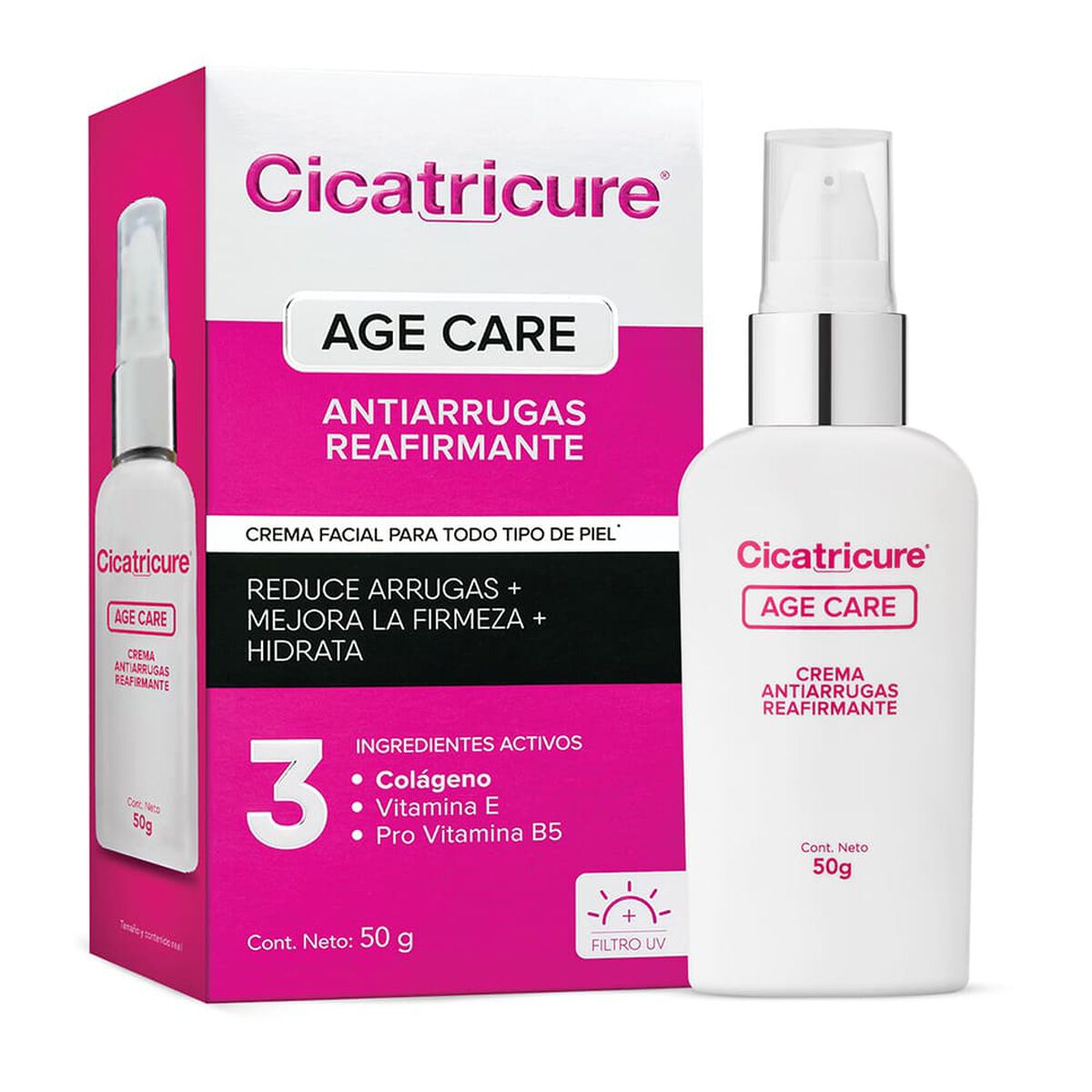 Pack Cicatricure 02 Age Care Antiarrugas Reafirmante 50 gr