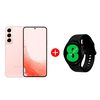 Combo Celular Samsung Galaxy S22 128GB 6,1" Pink Gold Liberado + Smartwatch Galaxy Watch4 40mm Black