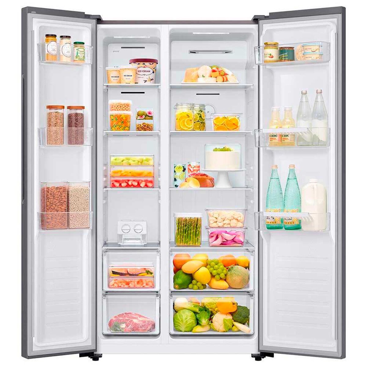 Refrigerador Side by Side Samsung RS52B3000M9ZS 490 lts.