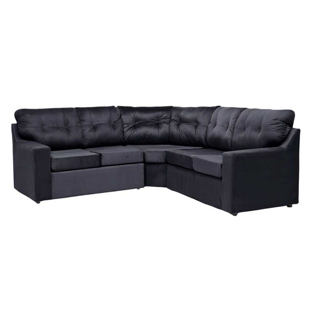 Panel TV Almore Italia Negro y Negro Hasta 50" + Seccional