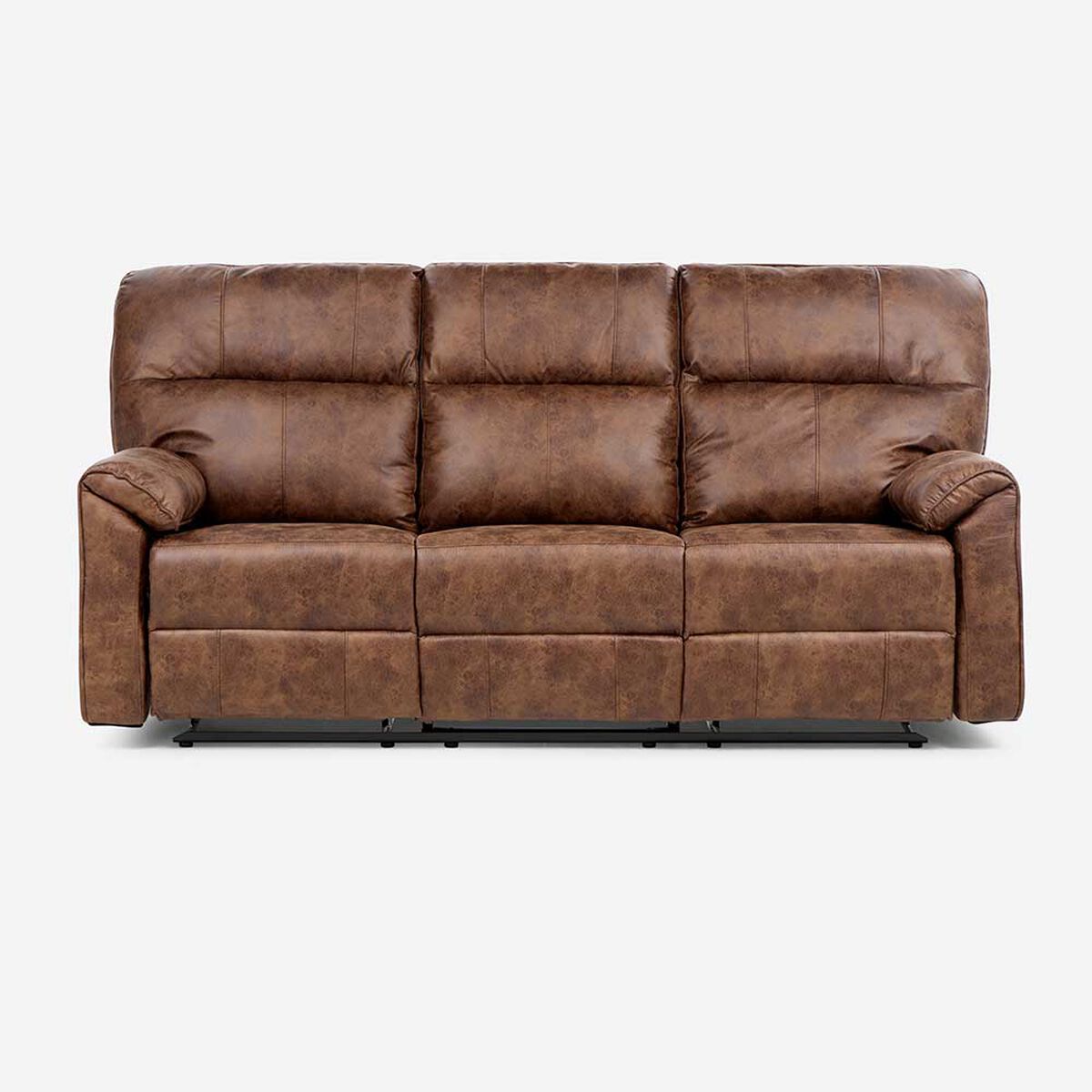 Sof&aacute; Reclinable Rosen Tolosa 3 Cuerpos Camel
