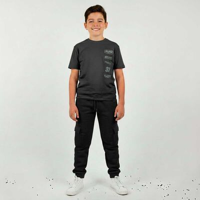 Imagen 1 del producto Pantalón Buzo Niño Cutback Negro