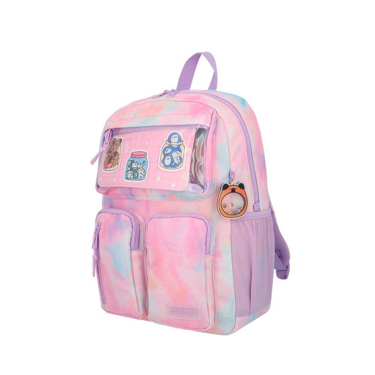 Mochila Notebook Xtrem Queens 6XT Rosado/Multicolor 15"