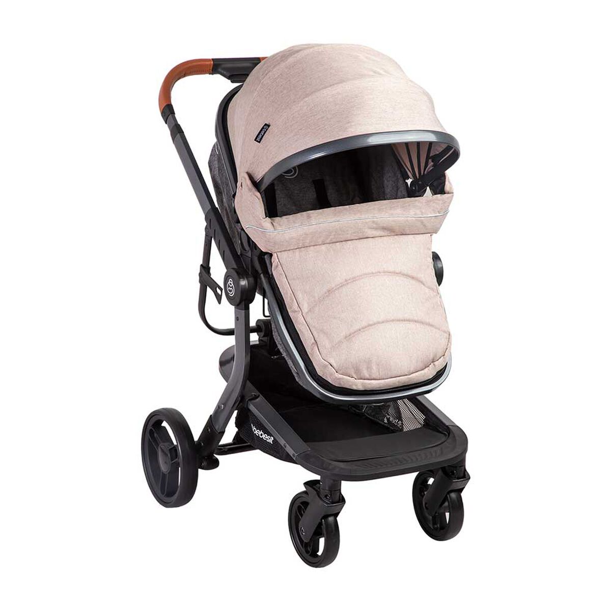 Coche Travel System con Silla y Base de Auto Bebesit