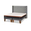 Cama Europea CIC Base Dividida 2 Plazas Bee Comfort + Respaldo Sesia