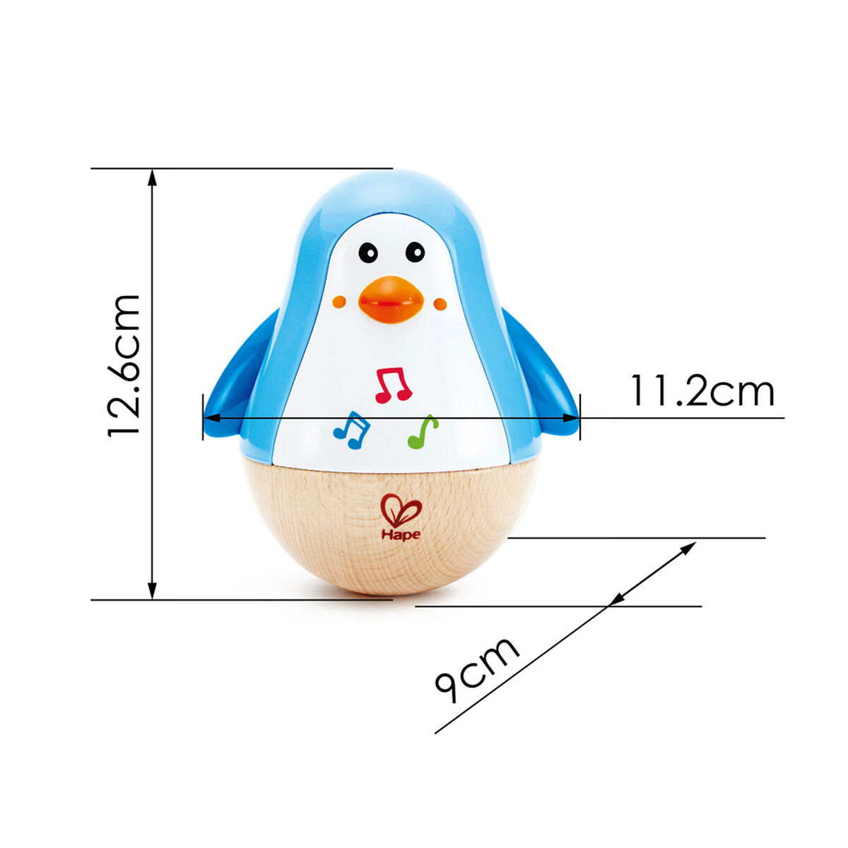 Penguin Musical Wobbler Hape