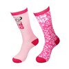 Pack 2 Calcetines Rey León Animal Print Pink Mujer Disney
