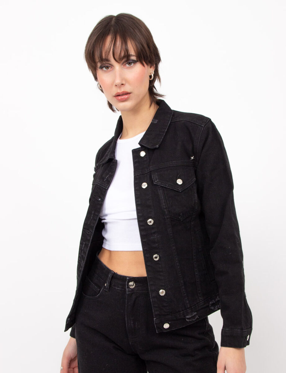 Chaqueta de Mezclilla Mujer Fiorucci