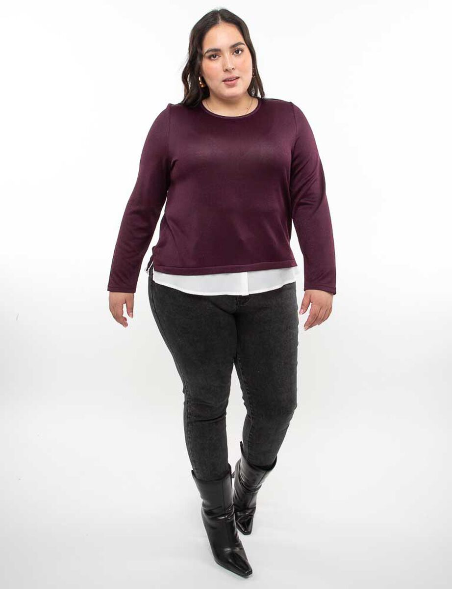 Sweater Cuello Redondo Mujer Extralindas