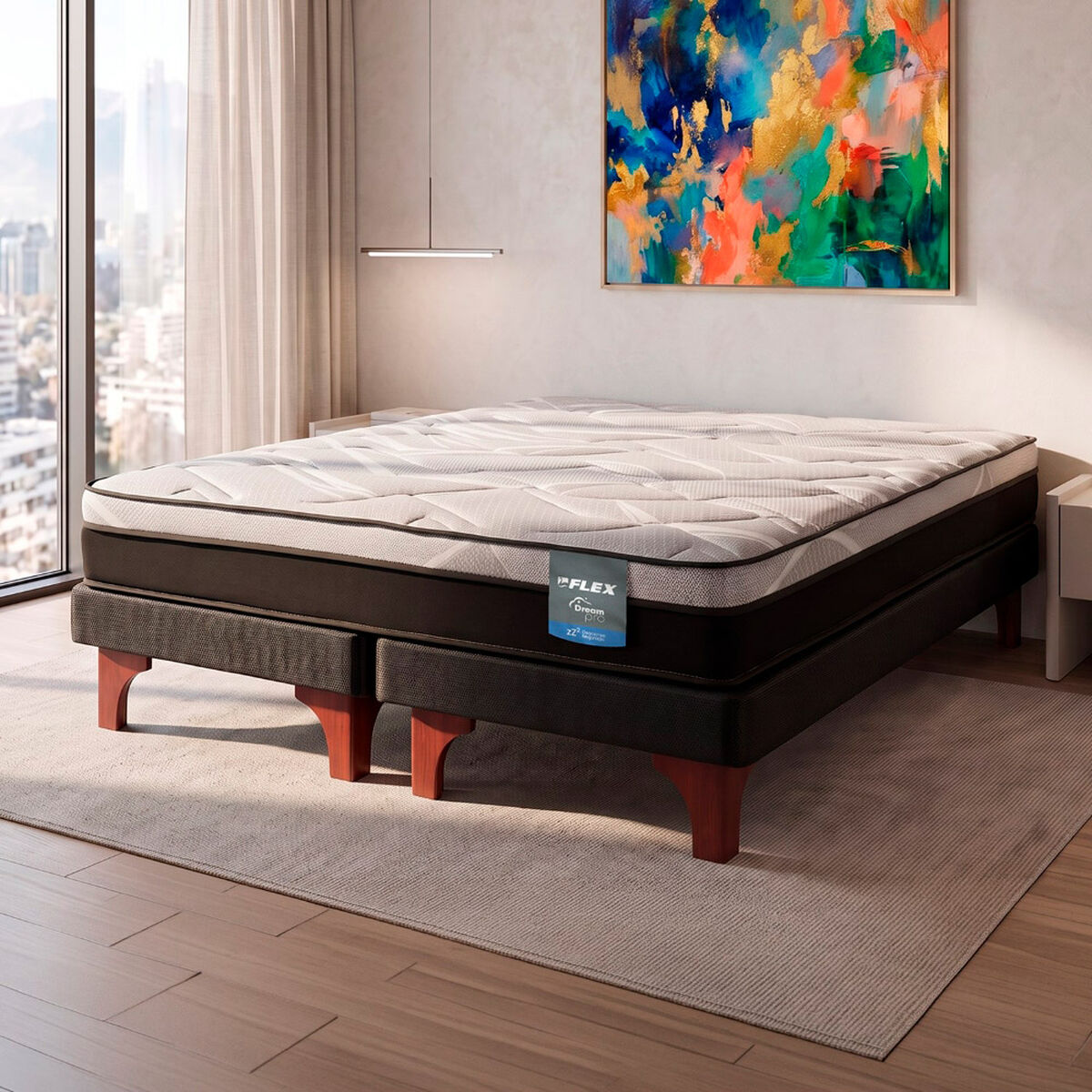 Cama Europea Flex King Dream Pro