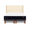 Cama Europea CIC Base Dividida Súper King Premium + Respaldo Panaro