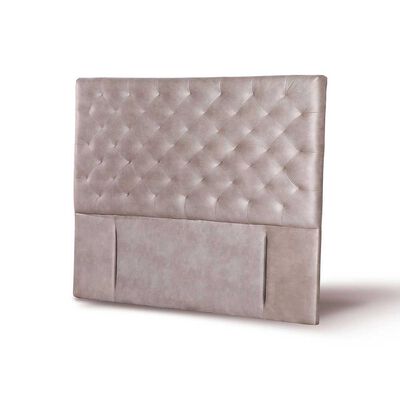 Imagen 2 del producto Respaldo Latam Home 2 Plazas Brescia Cuero Gris